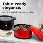 6QT Red Dutch Oven for Versatile Cooking