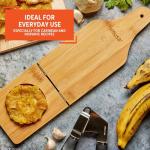 IMUSA Jumbo Bamboo Plantain and Tortilla Press