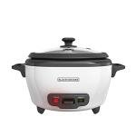 BLACK+DECKER 6-Cup Rice Cooker with Steaming Basket