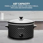 West Bend 4-Quart Manual Slow Cooker with Ceramic Pot