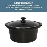West Bend 4-Quart Manual Slow Cooker with Ceramic Pot