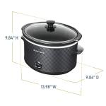 West Bend 4-Quart Manual Slow Cooker with Ceramic Pot