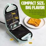 Mini Sandwich Maker for Quick Paninis and Grilled Cheese