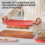 Pyrex 4-Piece Extra Large Glass Bakeware Set
