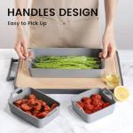 Silicone Baking Tray Dividers for Meal Prep