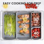 Silicone Baking Tray Dividers for Meal Prep