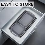 Silicone Baking Tray Dividers for Meal Prep