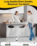 Cordless Electric Spin Scrubber with 3 Brush Heads