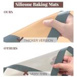 3-Pack Non-Stick Silicone Baking Mats