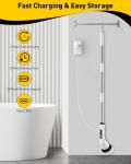 Cordless Electric Spin Scrubber with 3 Brush Heads