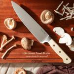 CAROTE 11-Piece Stainless Steel Knife Set with Block