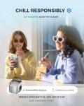 EUHOMY Portable Ice Maker - 26 lbs Daily Output