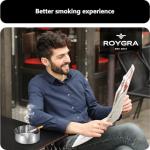 Roygra Stainless Steel Outdoor Ashtray (2 Pack)