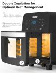 Nuwave Brio 15.5Qt Air Fryer Oven with Accessories