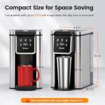 Single Serve Coffee Maker for K-Cups and Grounds