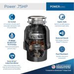 InSinkErator 3/4 HP Continuous Feed Garbage Disposal