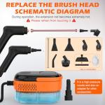 Koutop 2500W Portable Handheld Steam Cleaner