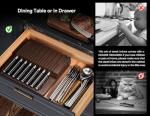 Piklohas 8-Piece Steak Knives Set with Organizer