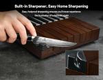 Piklohas 8-Piece Steak Knives Set with Organizer