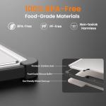 Double-Sided Stainless Steel Cutting Board for Kitchen