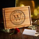 Custom Engraved Cutting Board Wedding Gift