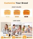 OSIPOTO 2LB Automatic Bread Maker Machine
