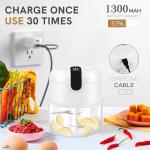 EasySpeed Mini Electric Garlic Chopper with USB