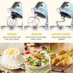 3.2Qt Portable Stand Mixer with Accessories (Blue)