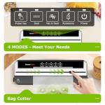 Bonsenkitchen Compact Vacuum Sealer with Bags