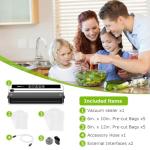 Bonsenkitchen Compact Vacuum Sealer with Bags