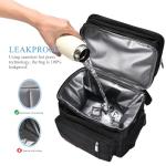 MIYCOO Insulated Double Deck Lunch Cooler Bag