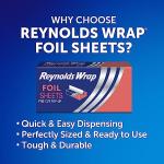 Reynolds Wrap Pop-Up Aluminum Foil Sheets, 250 Total