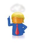 Big Blue Microwave Steam Cleaner - Angry POTUS