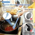 Armrouns Silicone Spatula Spoon Set, 2-Pack