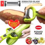 GANNK 3-in-1 Fruit and Vegetable Peelers