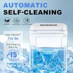 Portable Ice Maker with Handle - 9 Bullet Cubes