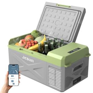 JicSuXi 12V Portable Car Refrigerator and Freezer