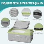 JicSuXi 12V Portable Car Refrigerator and Freezer