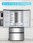 Commercial Cool 18.9 Cu. Ft. French Door Refrigerator