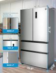 Commercial Cool 18.9 Cu. Ft. French Door Refrigerator