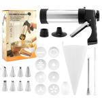 Stainless Steel Churro Maker with Nozzles and Tips