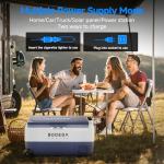 Portable 12V Car Refrigerator with Dual Zone Control