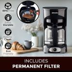 Mueller 12-Cup Drip Coffee Maker with Reusable Filter
