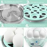 Elite Gourmet 7-Egg Electric Cooker and Poacher