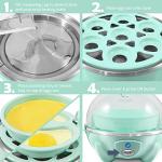 Elite Gourmet 7-Egg Electric Cooker and Poacher
