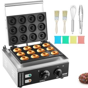 VEVOR Electric Donut Maker, 12 Hole Non-stick Machine