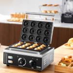 VEVOR Electric Donut Maker, 12 Hole Non-stick Machine