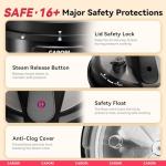 CARORI 12-in-1 Electric Pressure Cooker, 8Qt