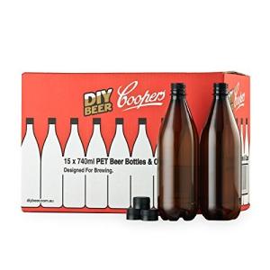 Coopers Home Brewing Beer Bottling Set, 15-Pack
