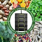 4-Layer Herb Drying Rack with Garden Pruning Shears